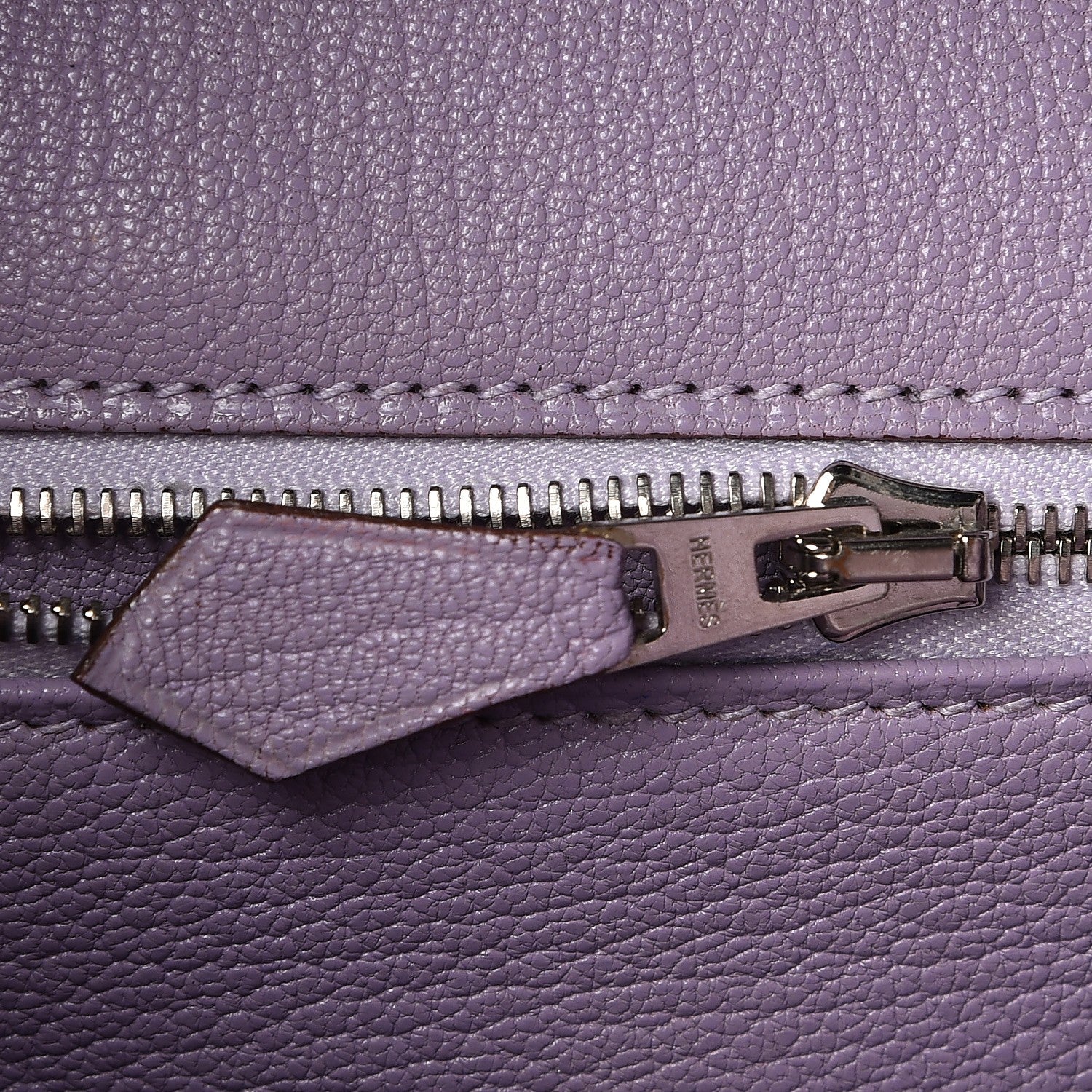 Hermes Epsom Horseshoe Birkin 35 Etain Lilac 19 of 27