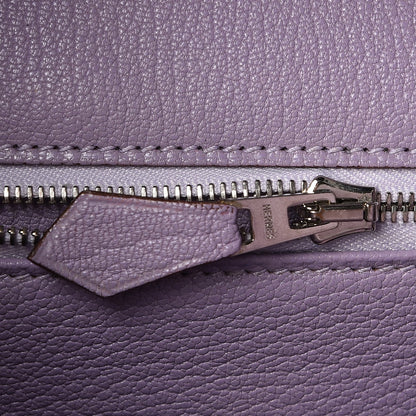 Hermes Epsom Horseshoe Birkin 35 Etain Lilac 19 of 27