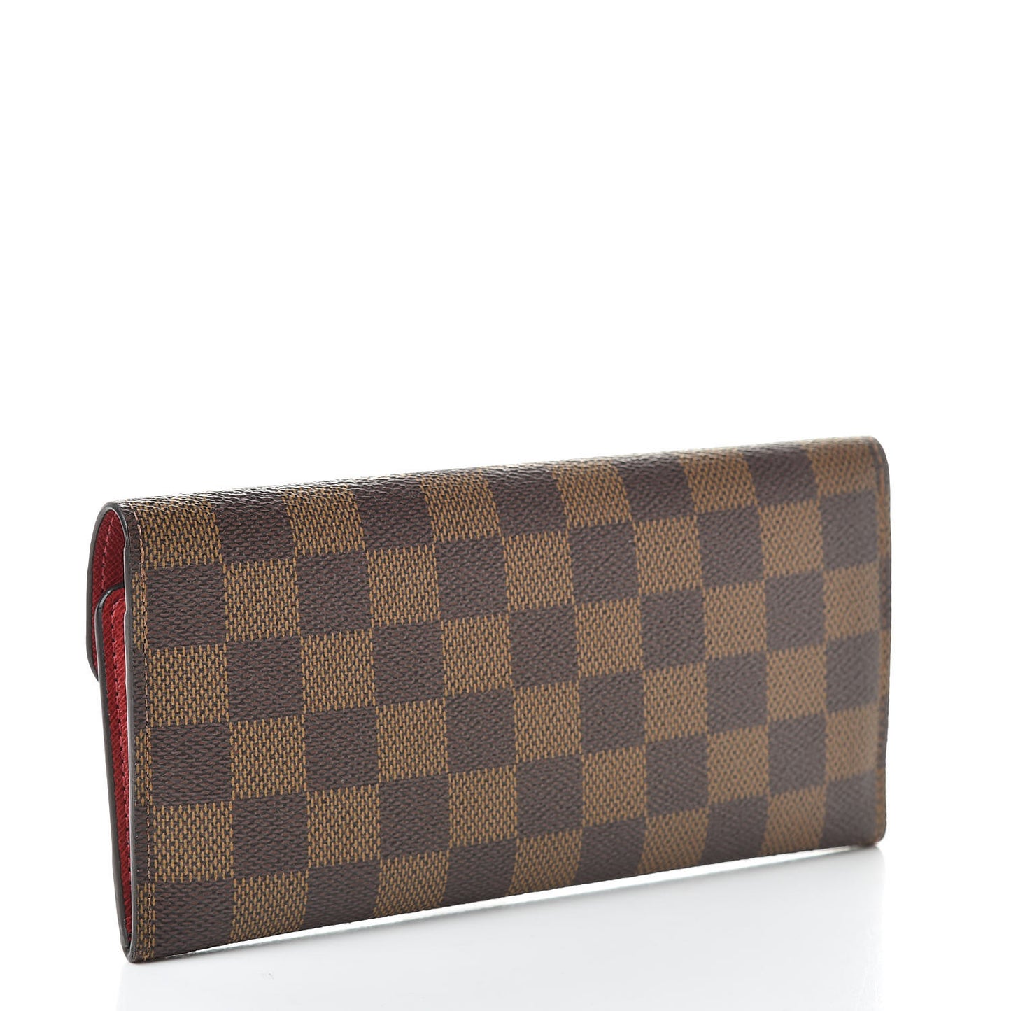 Damier Ebene Josephine Wallet Red