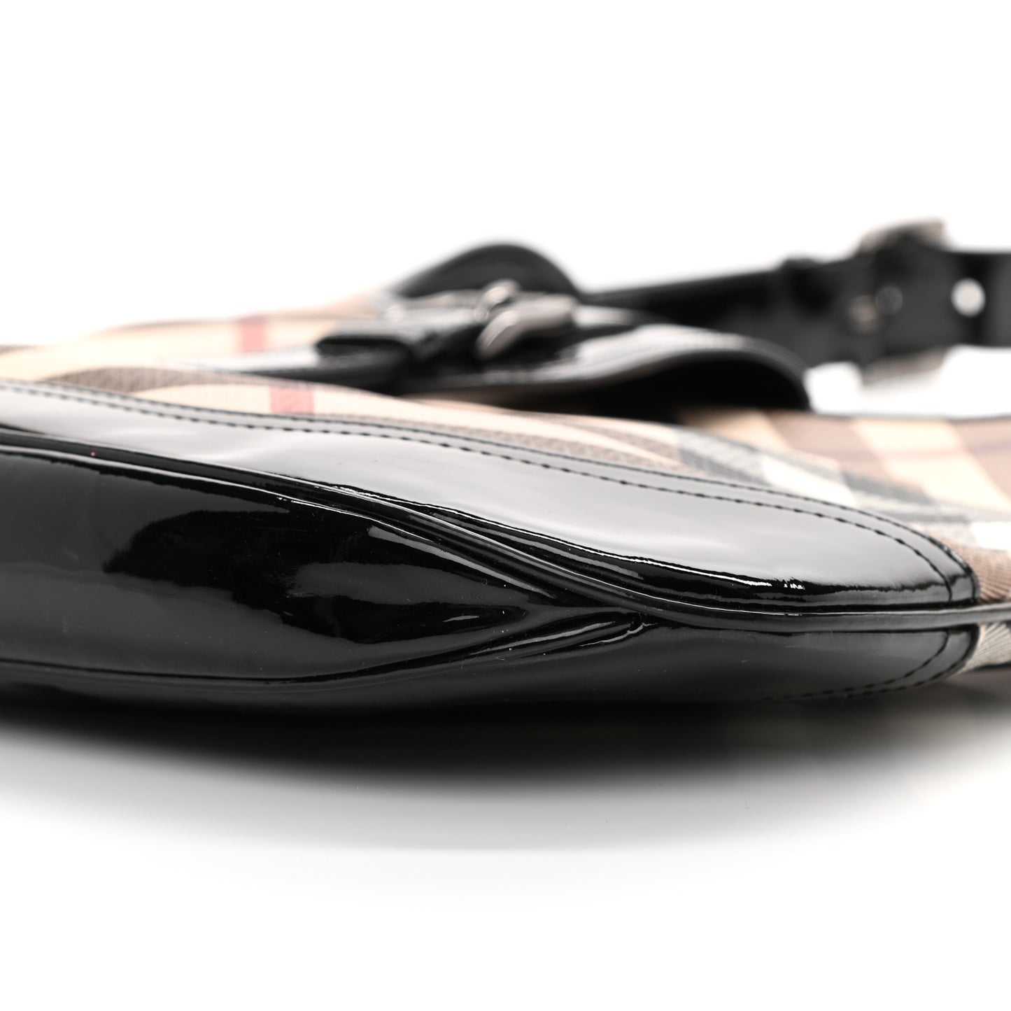 Patent Nova Check Brook Hobo Black