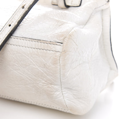 Givenchy Crinkled Patent Deerskin Mini Pandora White 17 of 17