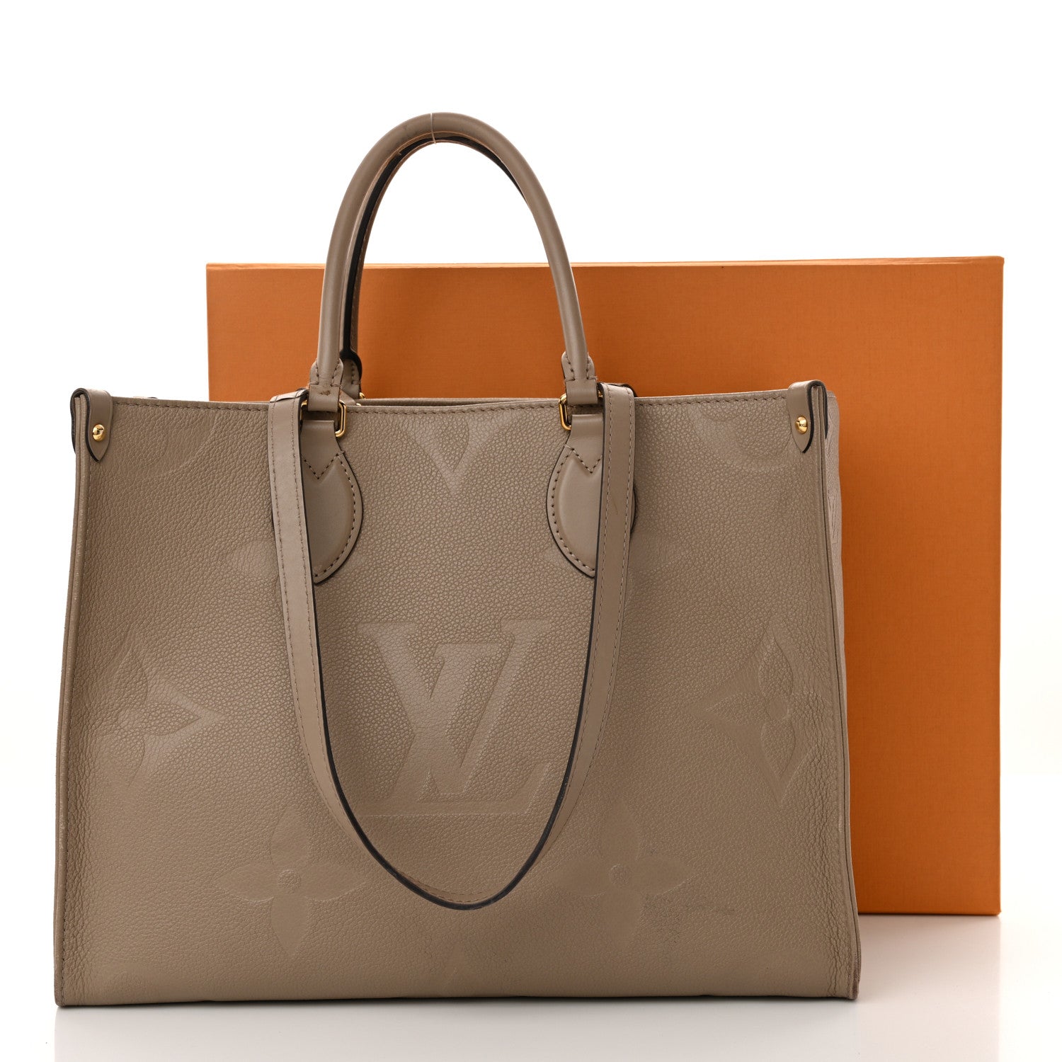 Louis Vuitton Empreinte Monogram Giant Onthego MM Tourterelle 21 of 21