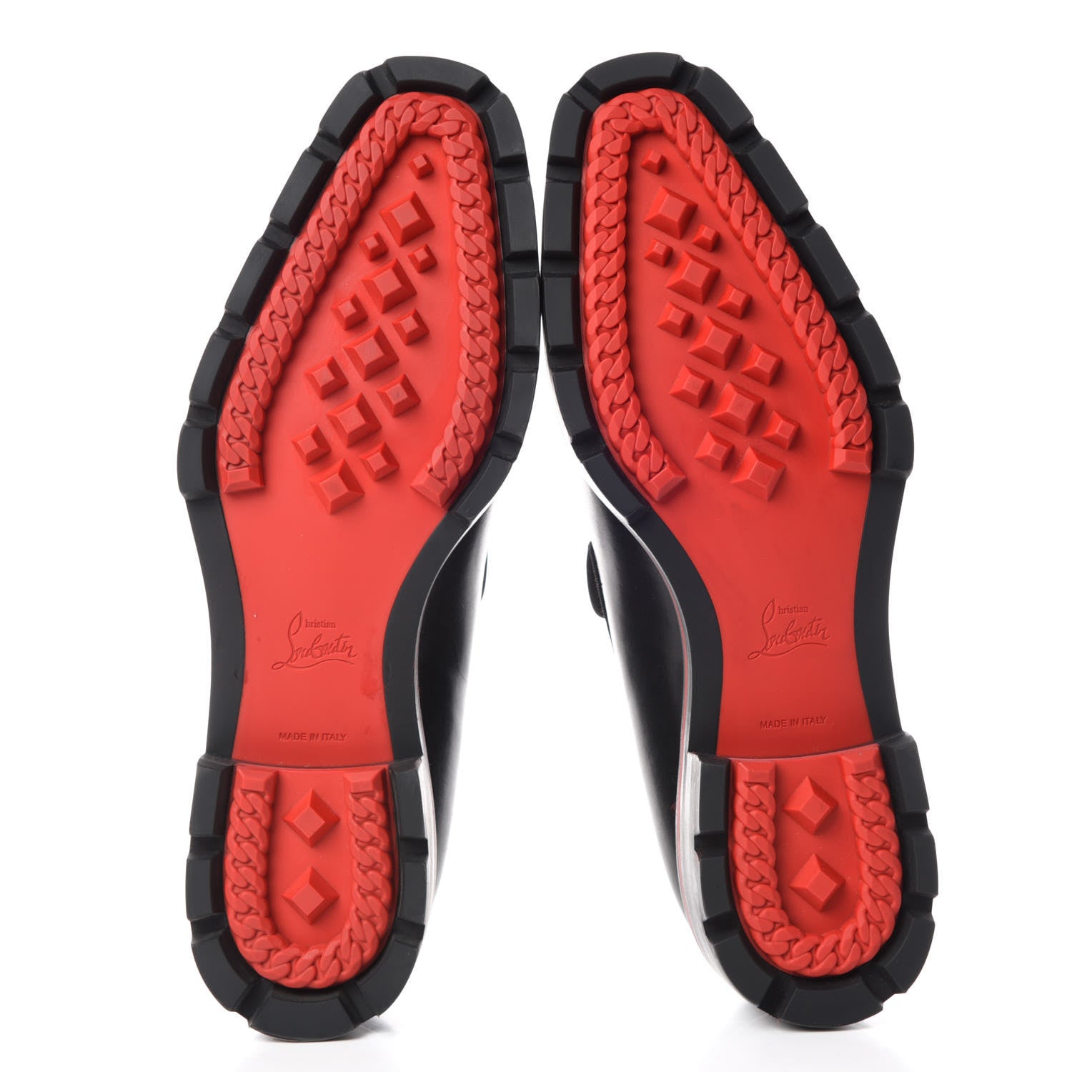 Christian Louboutin Calfskin Mens Luglion Flats 41 Black 5 of 9
