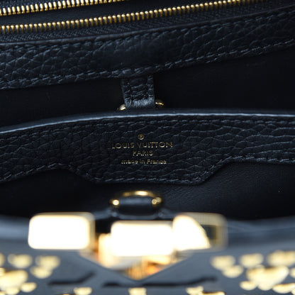 Louis Vuitton Taurillon Studded Sol Capucines PM Black 6 of 11