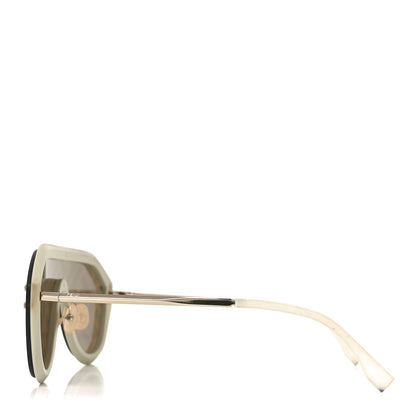 Fendi Acetate FF Fabulous Shield Sunglasses FF M0039/G/S White 3 of 7