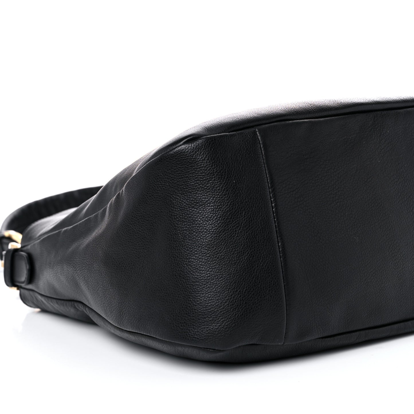 Calfskin Hobo Black