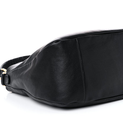 Jimmy Choo Calfskin Hobo Black 7 of 9