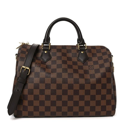 Louis Vuitton Damier Ebene Speedy Bandouliere 30 1 of 10