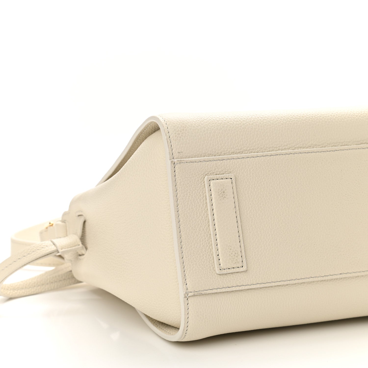 Tom Ford Grained Calfskin Small Padlock Top Handle Chalk 8 of 9