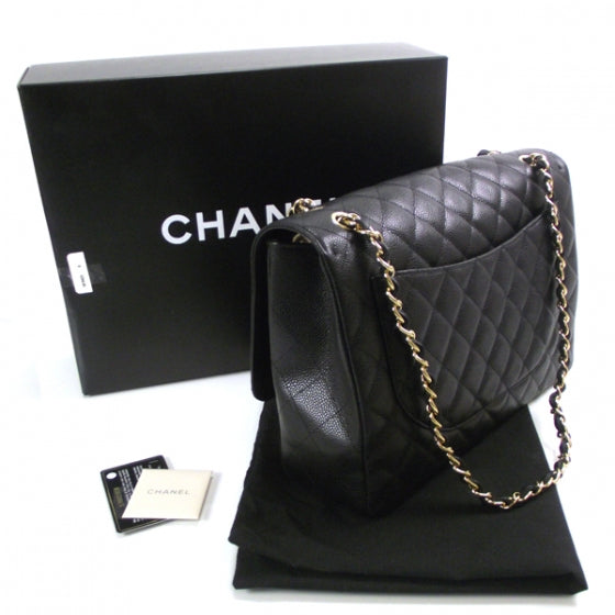Chanel Caviar Maxi Flap Black 3 of 11