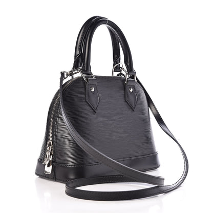 Louis Vuitton Epi Alma BB Black 3 of 10