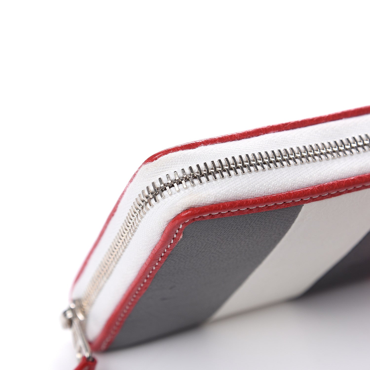 Balenciaga Agneau Arena Multicolore Bazar Continental Zip Around Wallet Grey White Black Red Blue 10 of 10