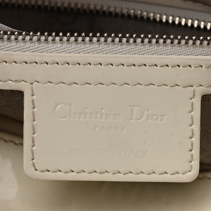 Christian Dior Patent Cannage Large Lady Dior White 6 of 10