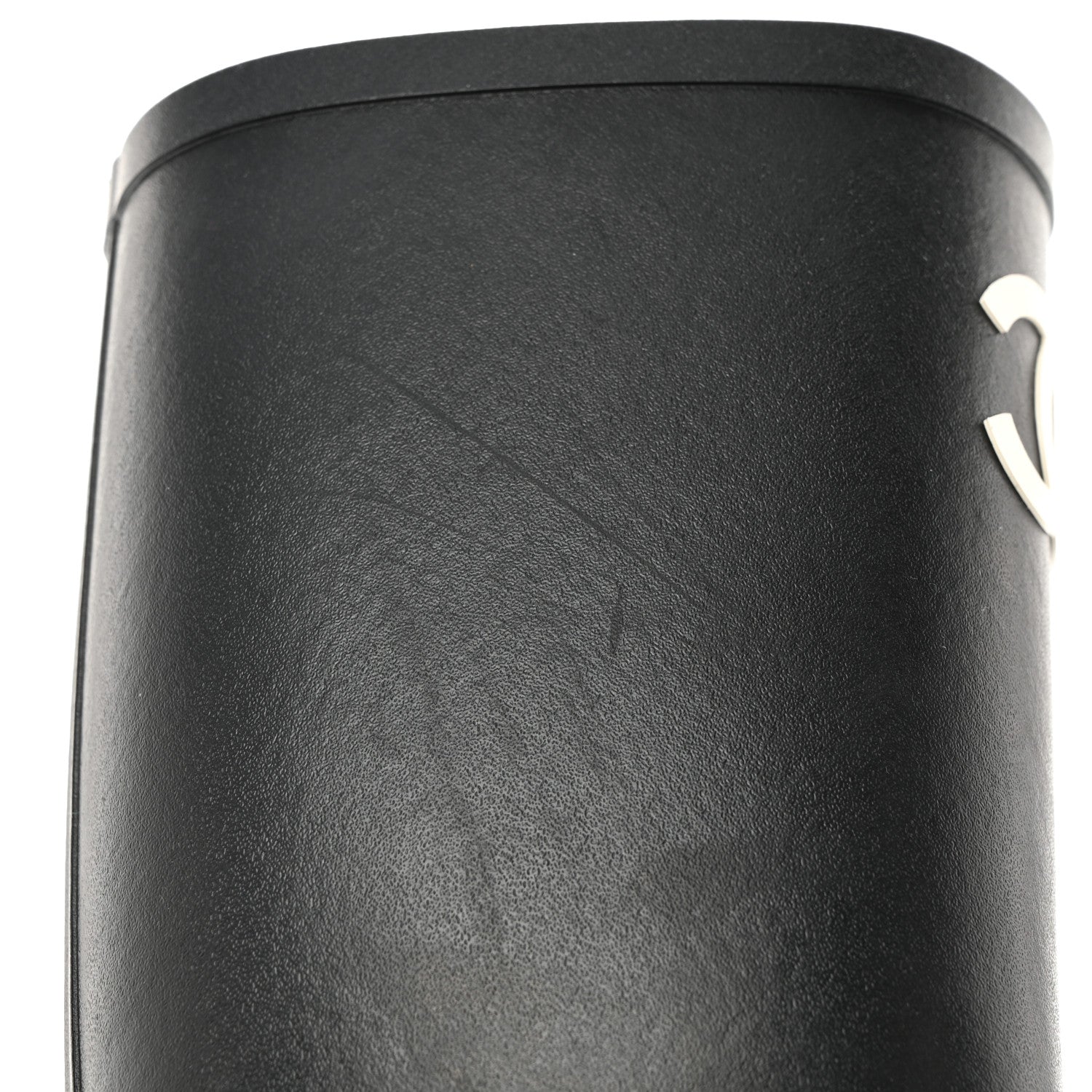 Chanel Caoutchouk CC High Boots 40 Black 13 of 16