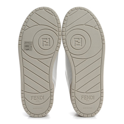 Fendi Vitello Logo Womens Low Top Sneakers 35 White 6 of 9