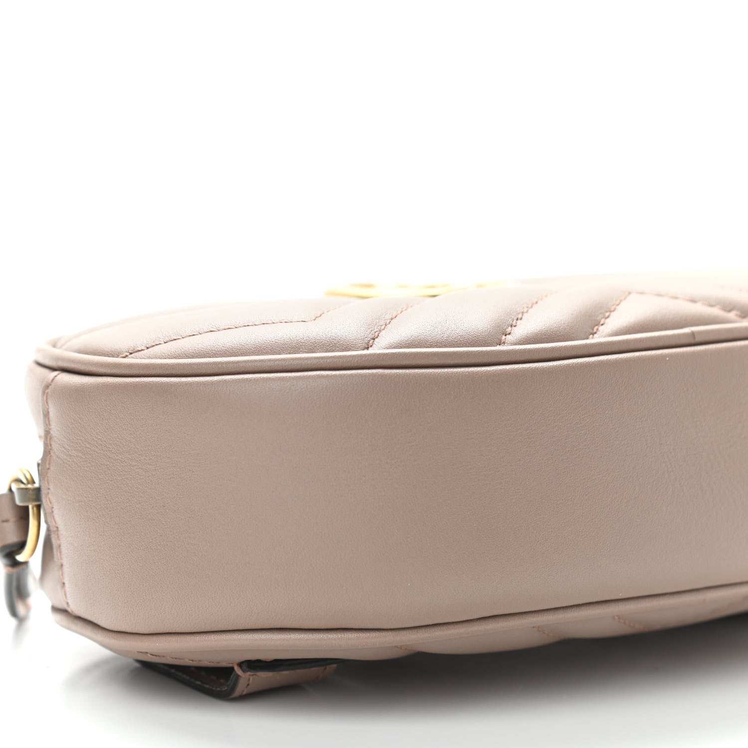 Gucci Calfskin Matelasse GG Marmont Belt Bag 85 34 Porcelain Rose 10 of 14