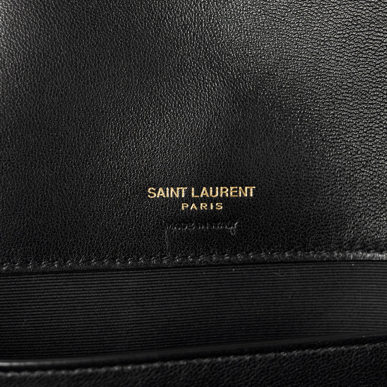 Saint Laurent Lambskin Chevron Quilted Medium Loulou Black 8 of 13