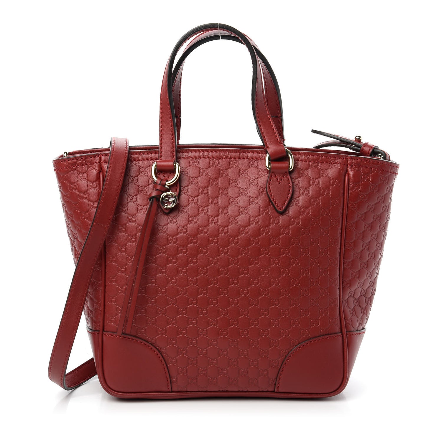 Microguccissima Small Bree Tote Red