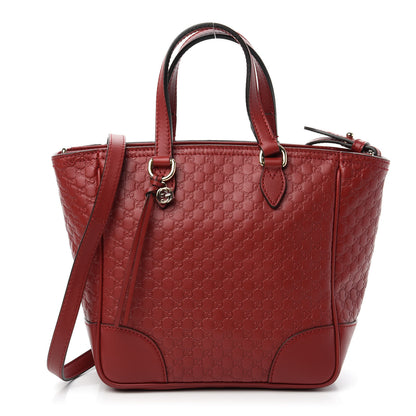 Gucci Microguccissima Small Bree Tote Red 1 of 11