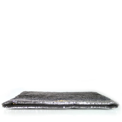 Prada Ombre Sequin Clutch Black 5 of 9
