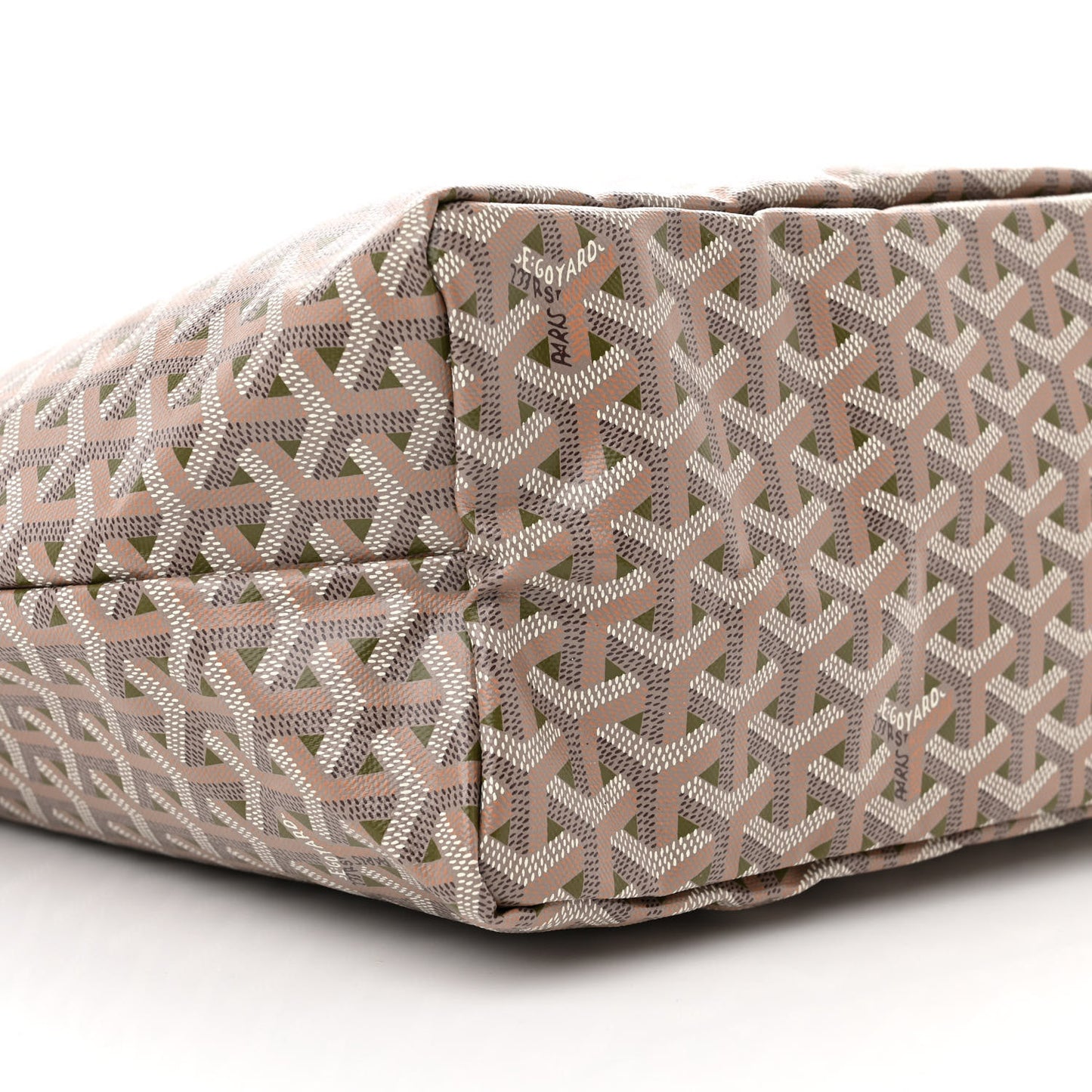 Goyardine Saint Louis Claire Voie PM Grege Khaki