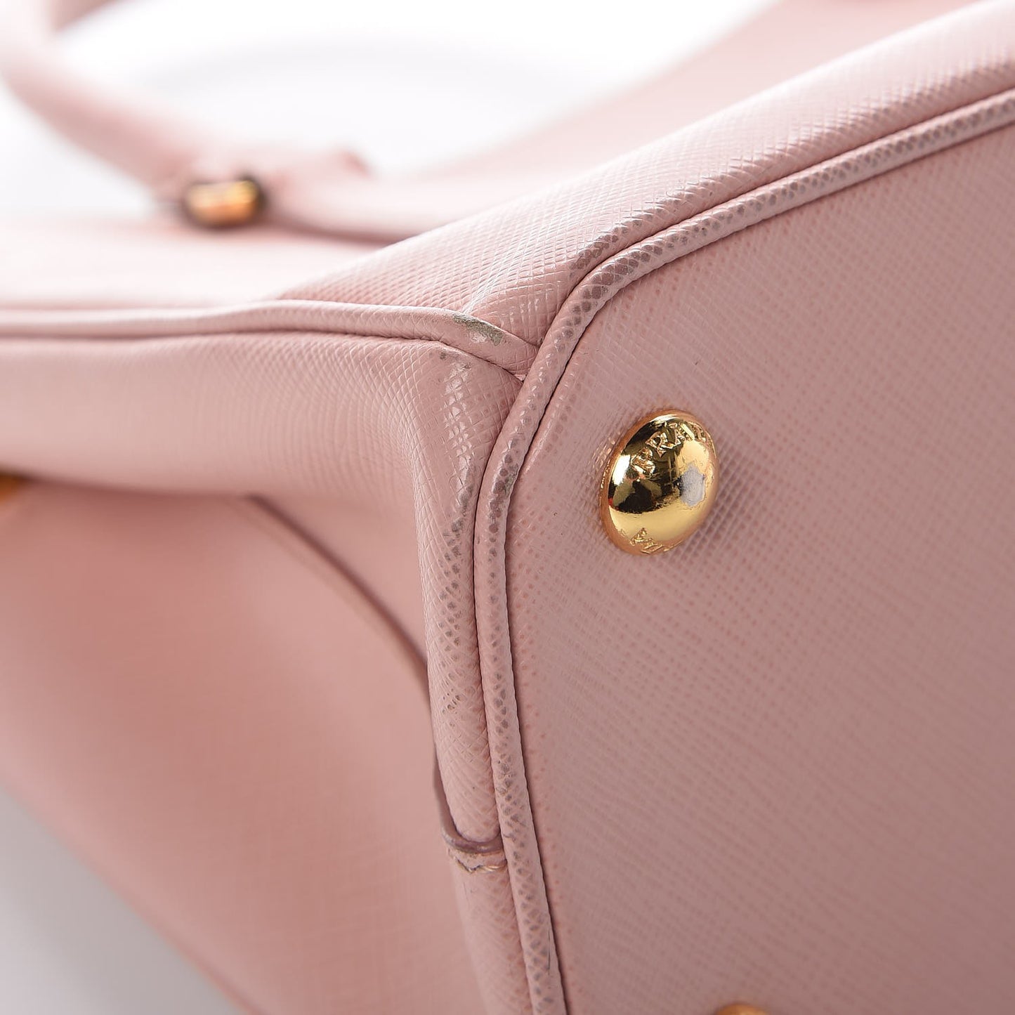 Saffiano Mini Galleria Double Zip Tote Orchidea