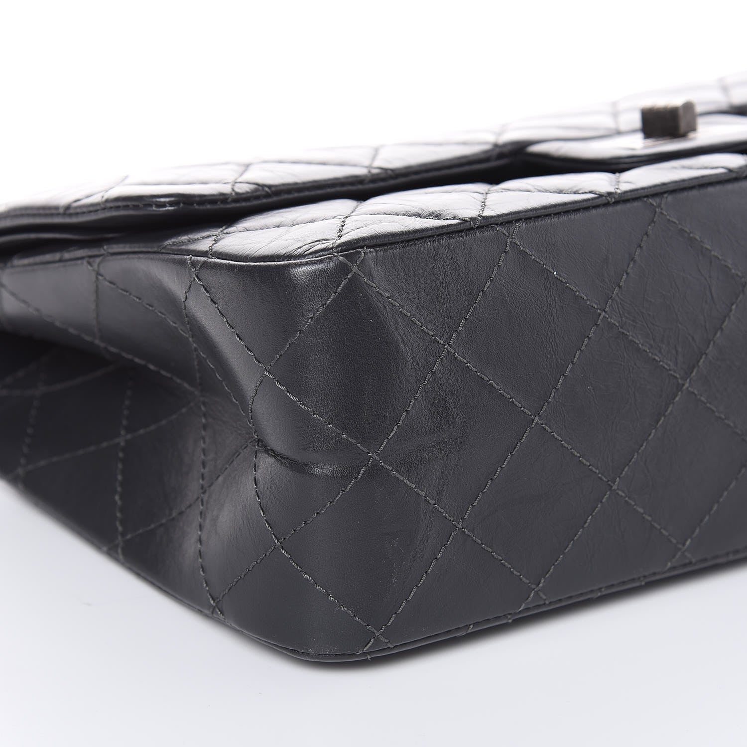 Chanel Aged Calfskin Quilted 2.55 Reissue 227 Flap Grey 8 of 14