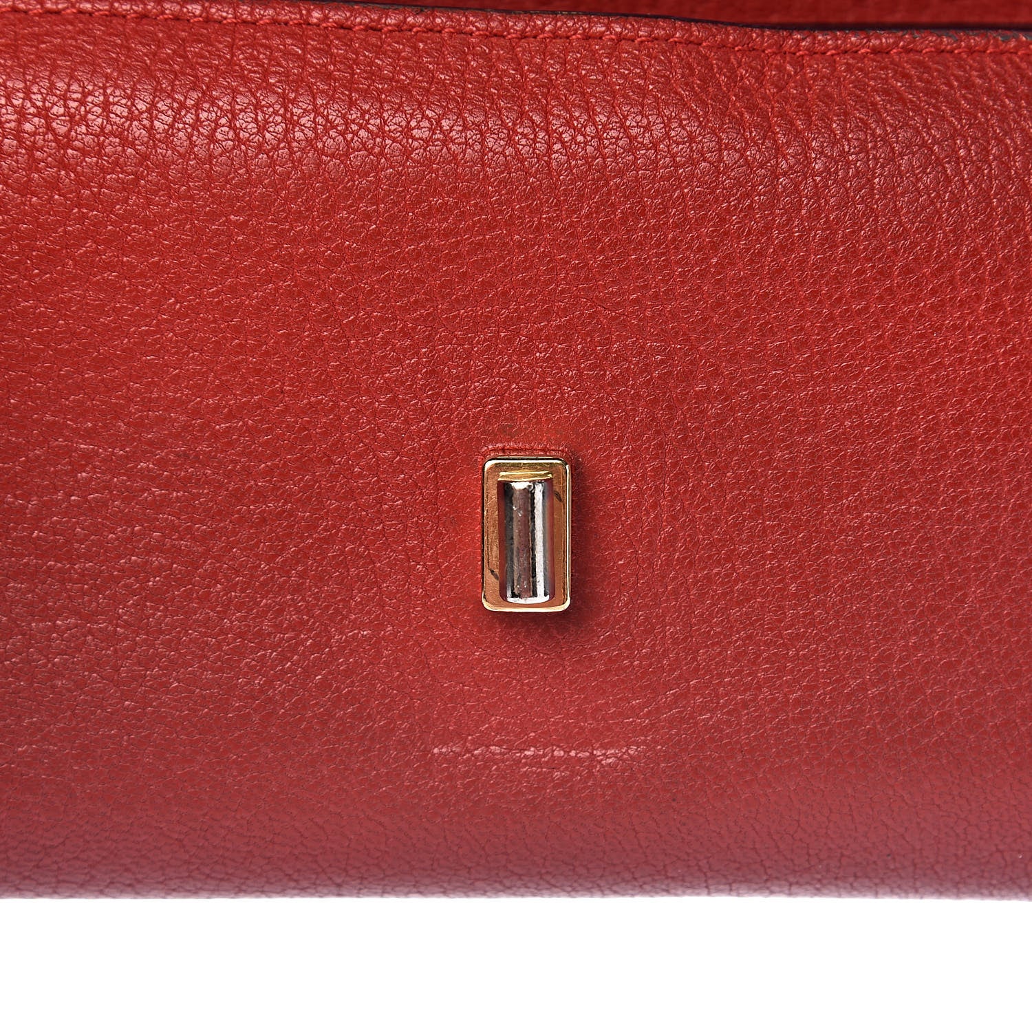 Chloe Grained Lambskin Drew Long Wallet with Flap Plaid Red 8 of 13