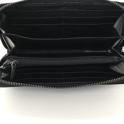 Gucci Guccissima Web Zip Around Wallet Black 5 of 9
