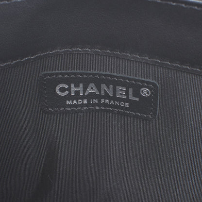 Chanel Calfskin Enchained Medium Boy Flap Black 6 of 8
