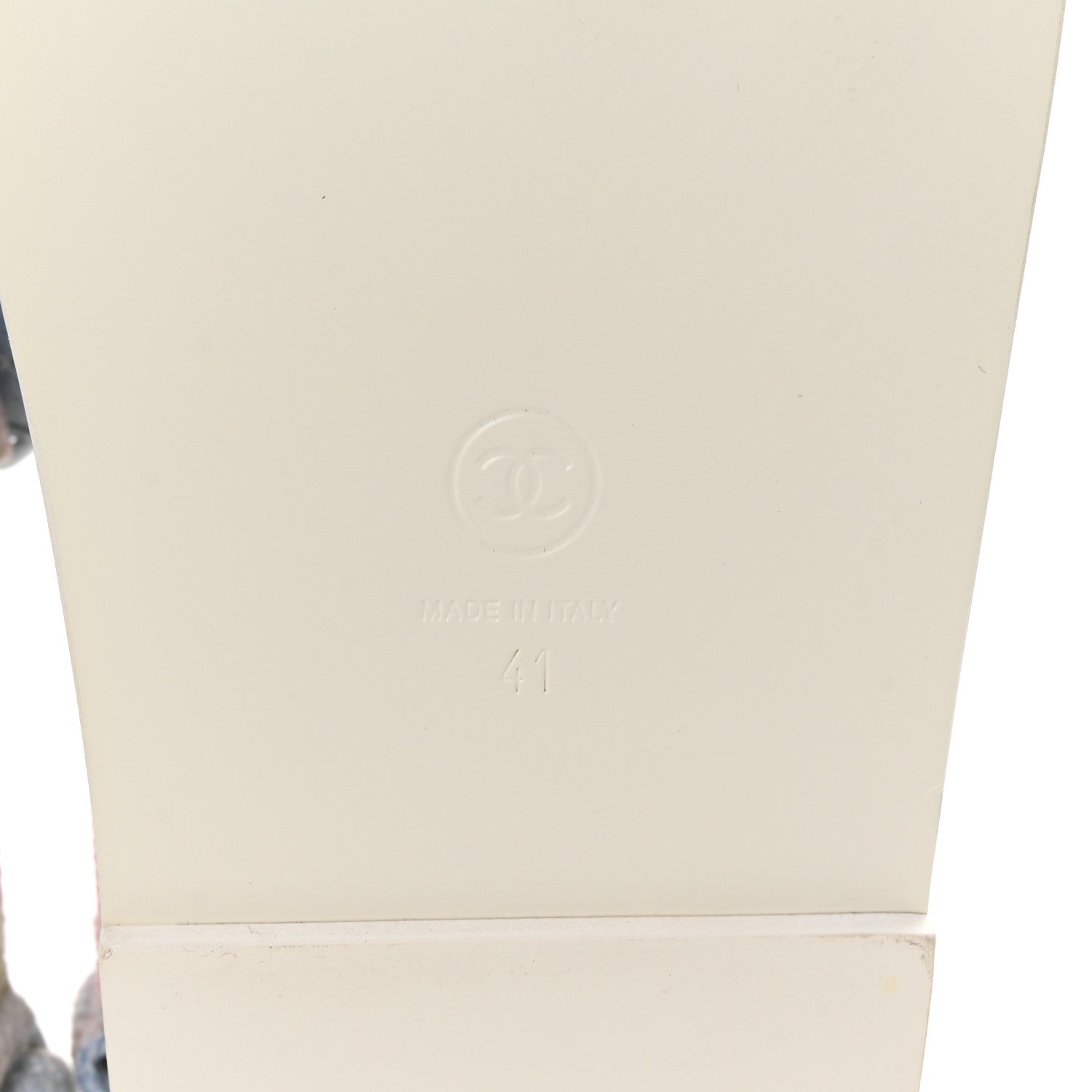 Chanel Printed Fabric Quilted Dad Sandals 41 Green Pink Blue 7 of 10