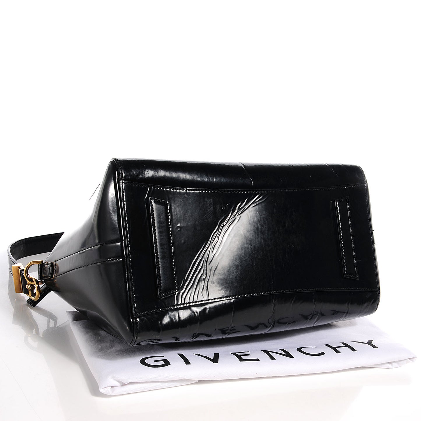 Patent Calfskin Medium Antigona Black