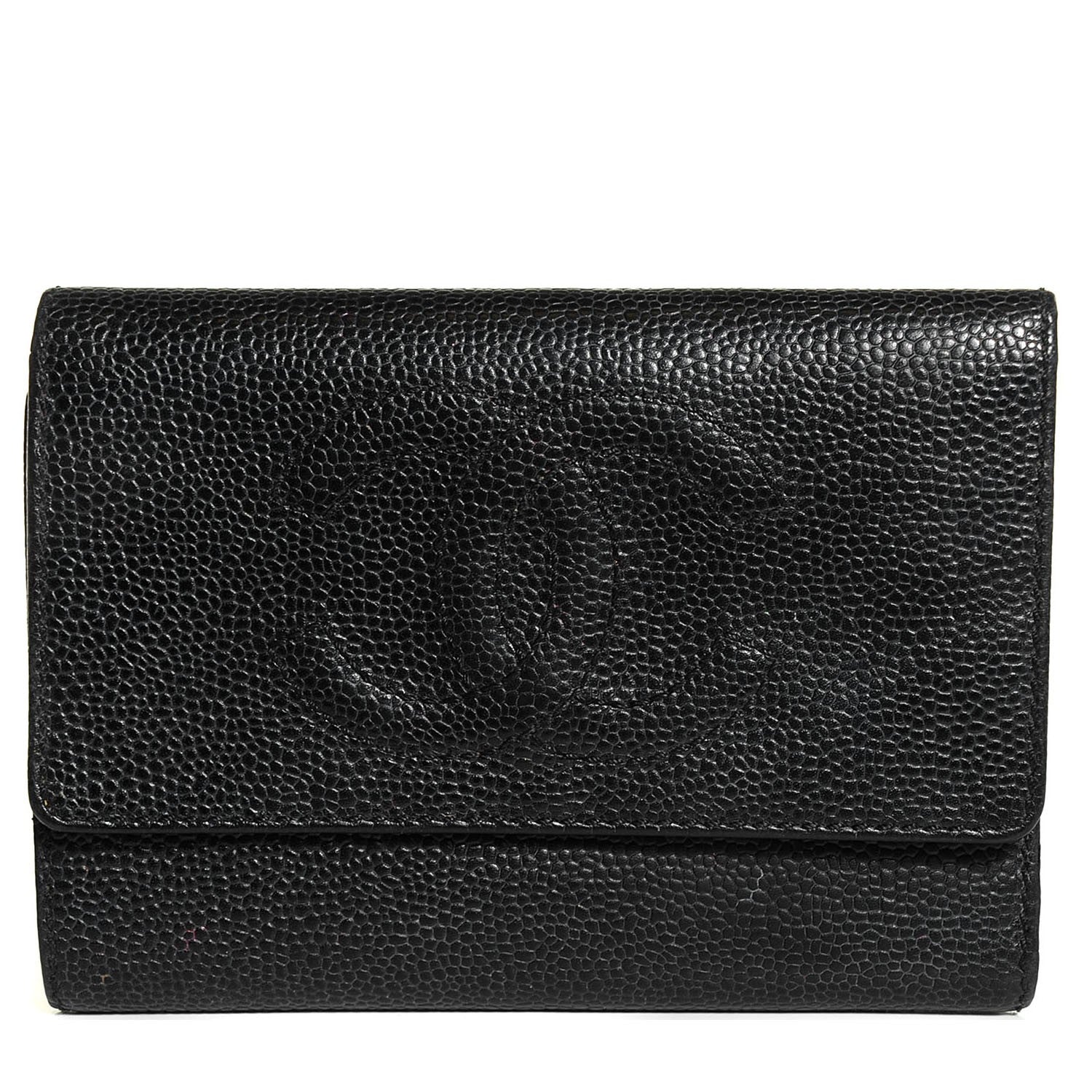 Chanel Caviar Timeless CC Wallet Black 8 of 14