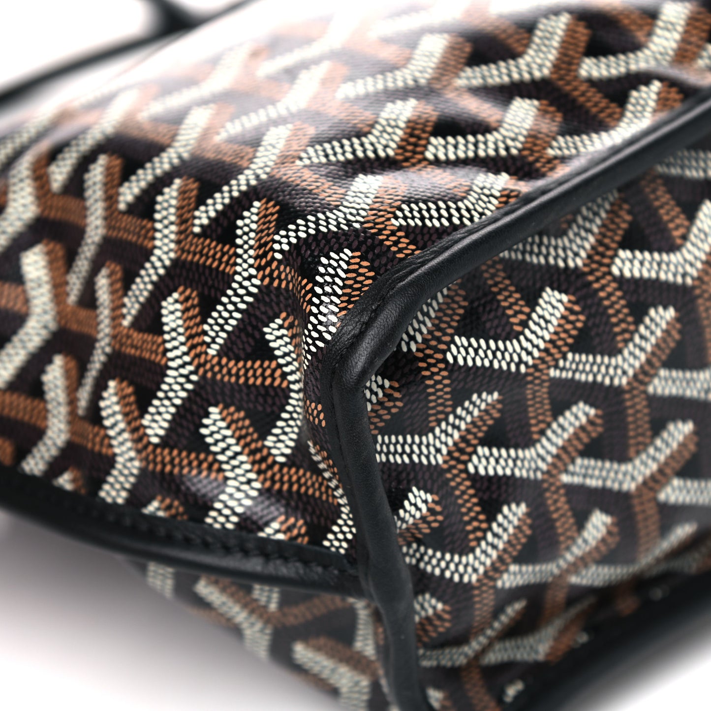 Goyardine Reversible Mini Anjou Black