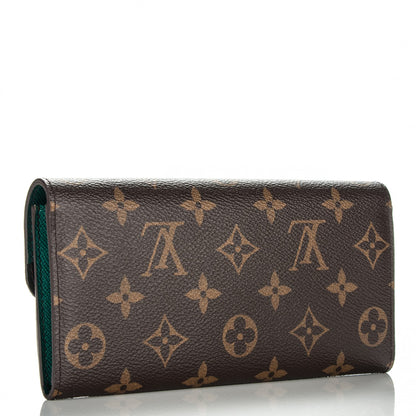 Louis Vuitton Monogram Emilie Wallet Vert 3 of 7