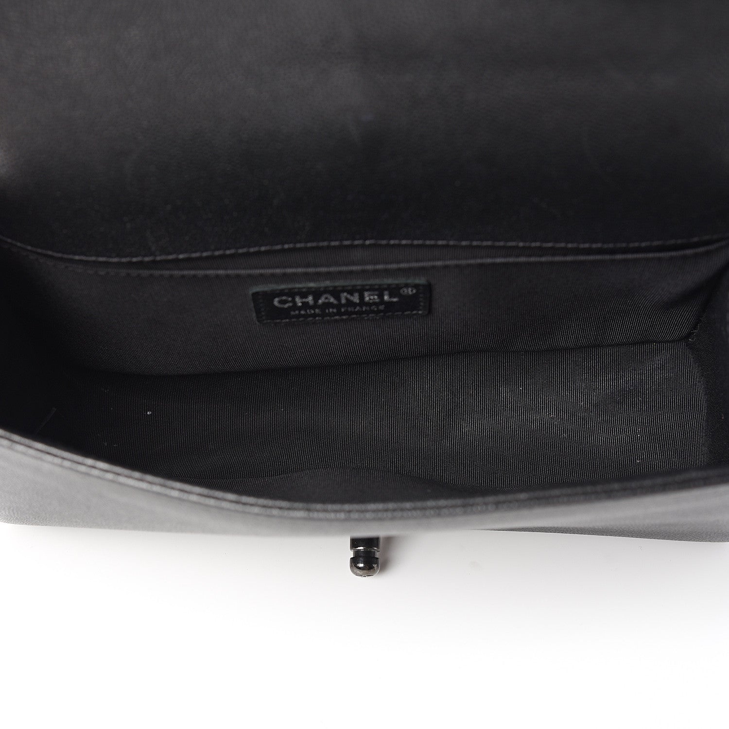 Chanel Caviar Quilted Medium Boy Flap So Black 4 of 15