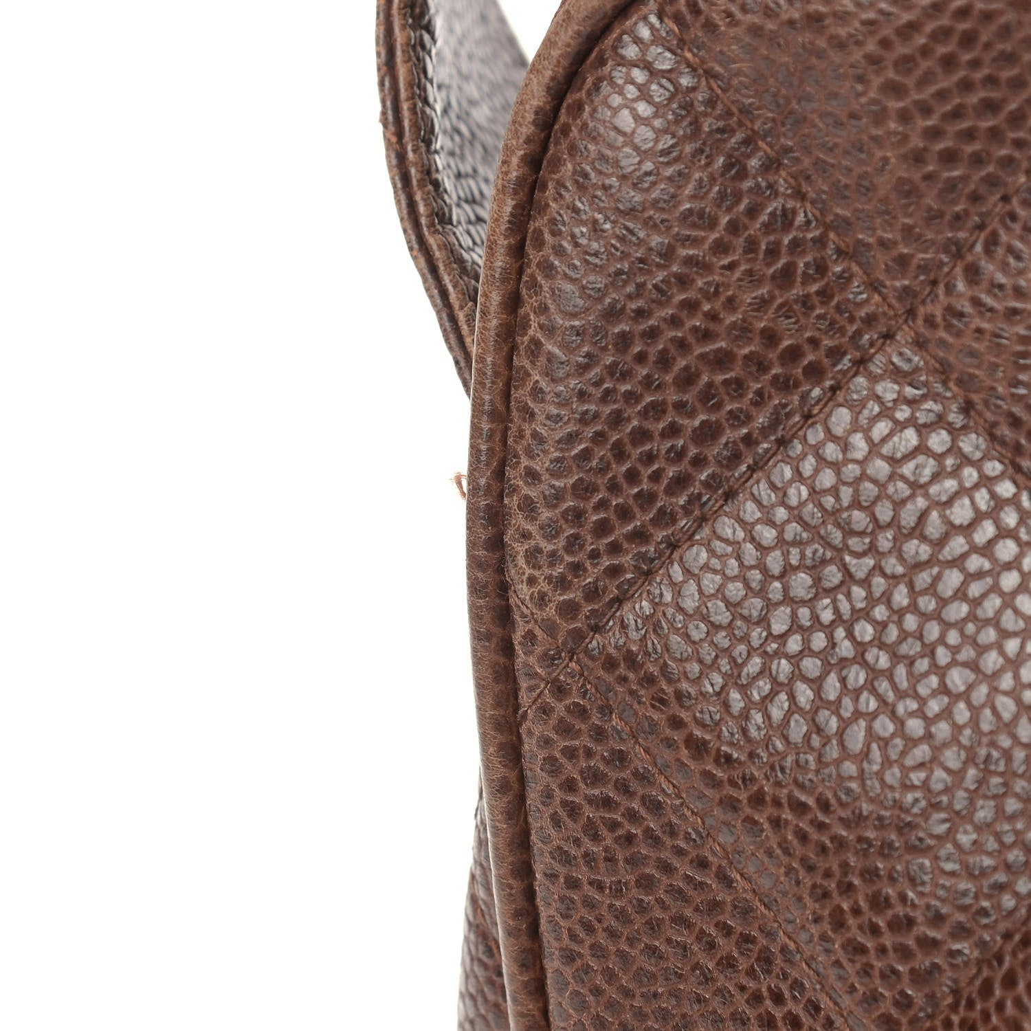 Chanel Caviar Quilted Camera Case Brown 13 of 25