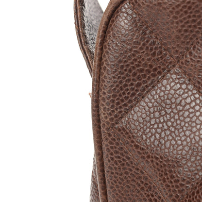 Chanel Caviar Quilted Camera Case Brown 13 of 25