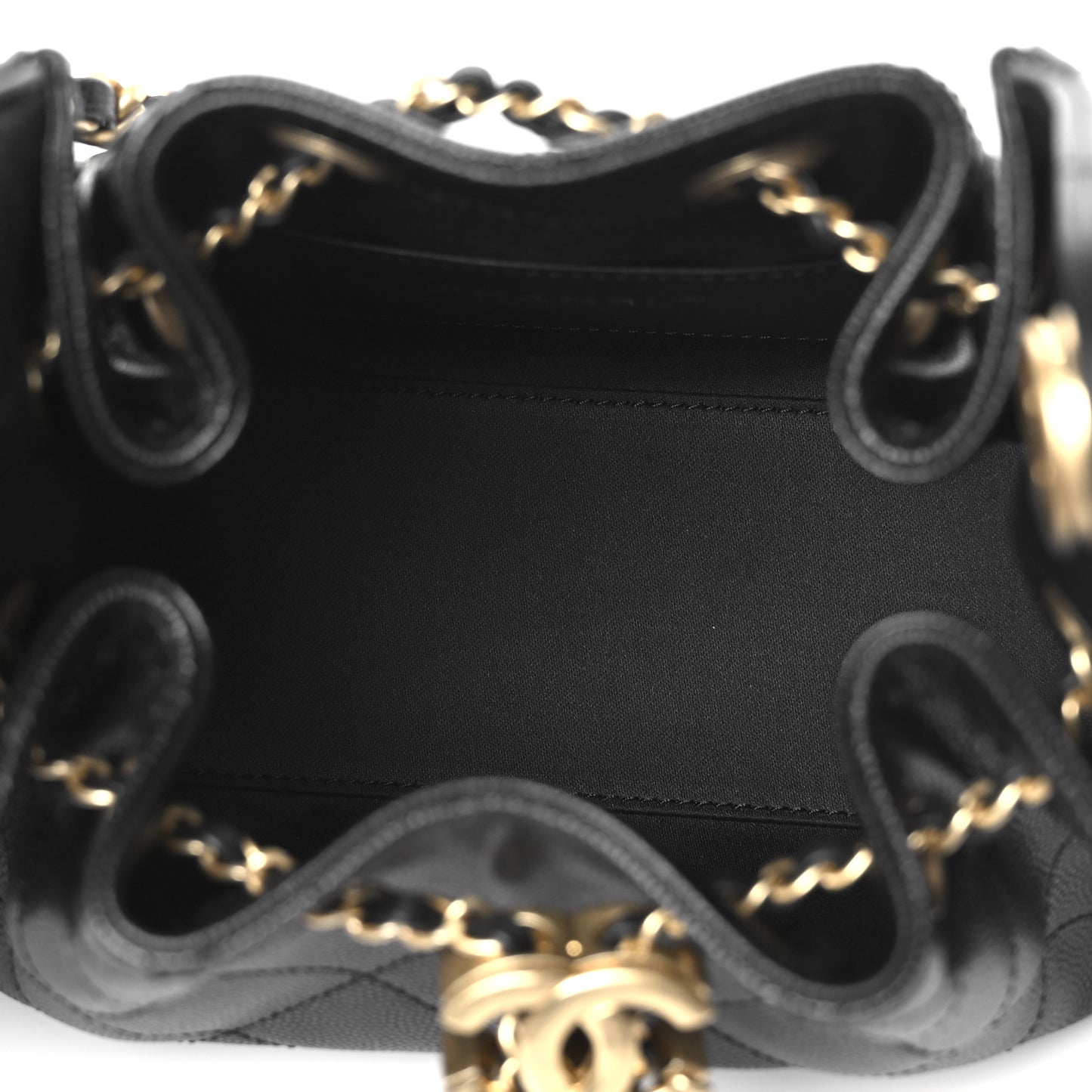 Caviar Quilted Mini Chanel 25 Handbag Black