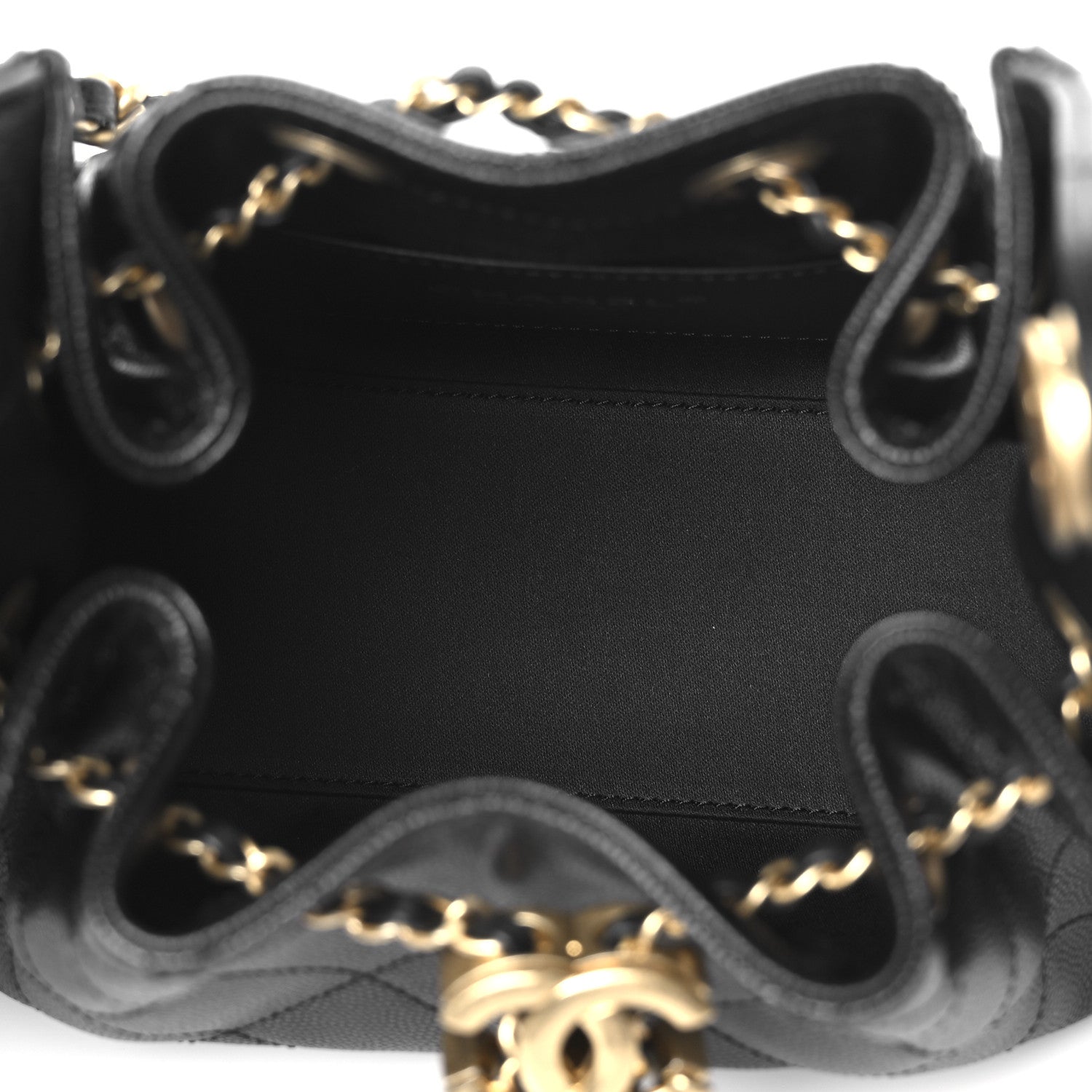Chanel Caviar Quilted Mini Chanel 25 Handbag Black 17 of 28