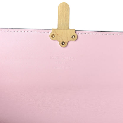 Louis Vuitton Patent Calfskin Monogram Cherrywood Wallet Rose Ballerine 6 of 10