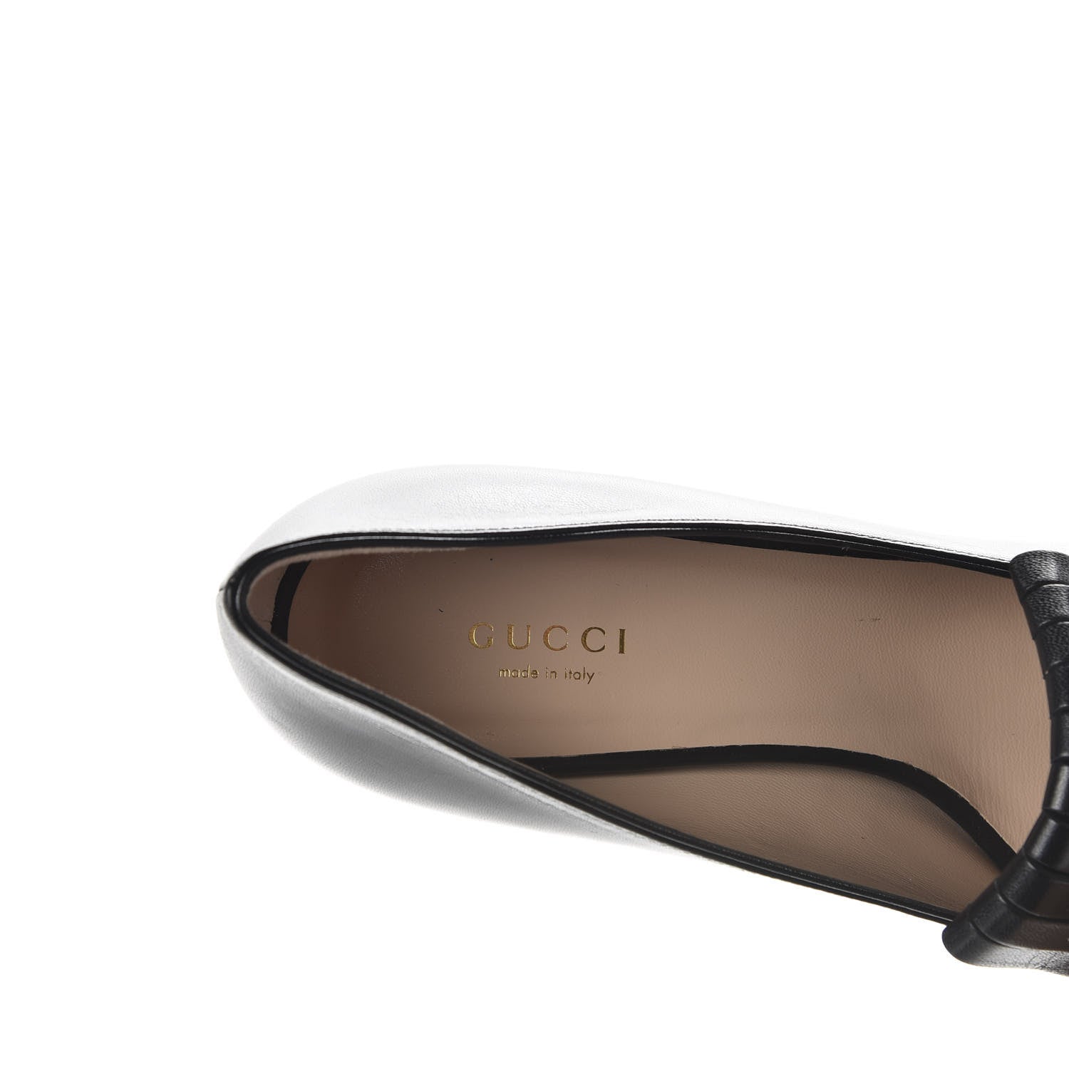 Gucci Malaga Kid GG Marmont Fringe Platform Loafer Pumps 39 Black 7 of 11