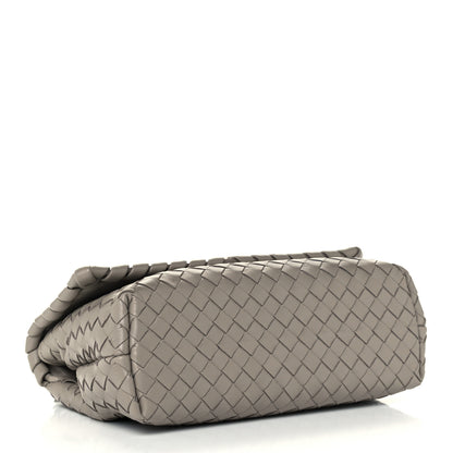 Bottega Veneta Nappa Intrecciato Baby Olimpia Shoulder Bag Limestone 4 of 10