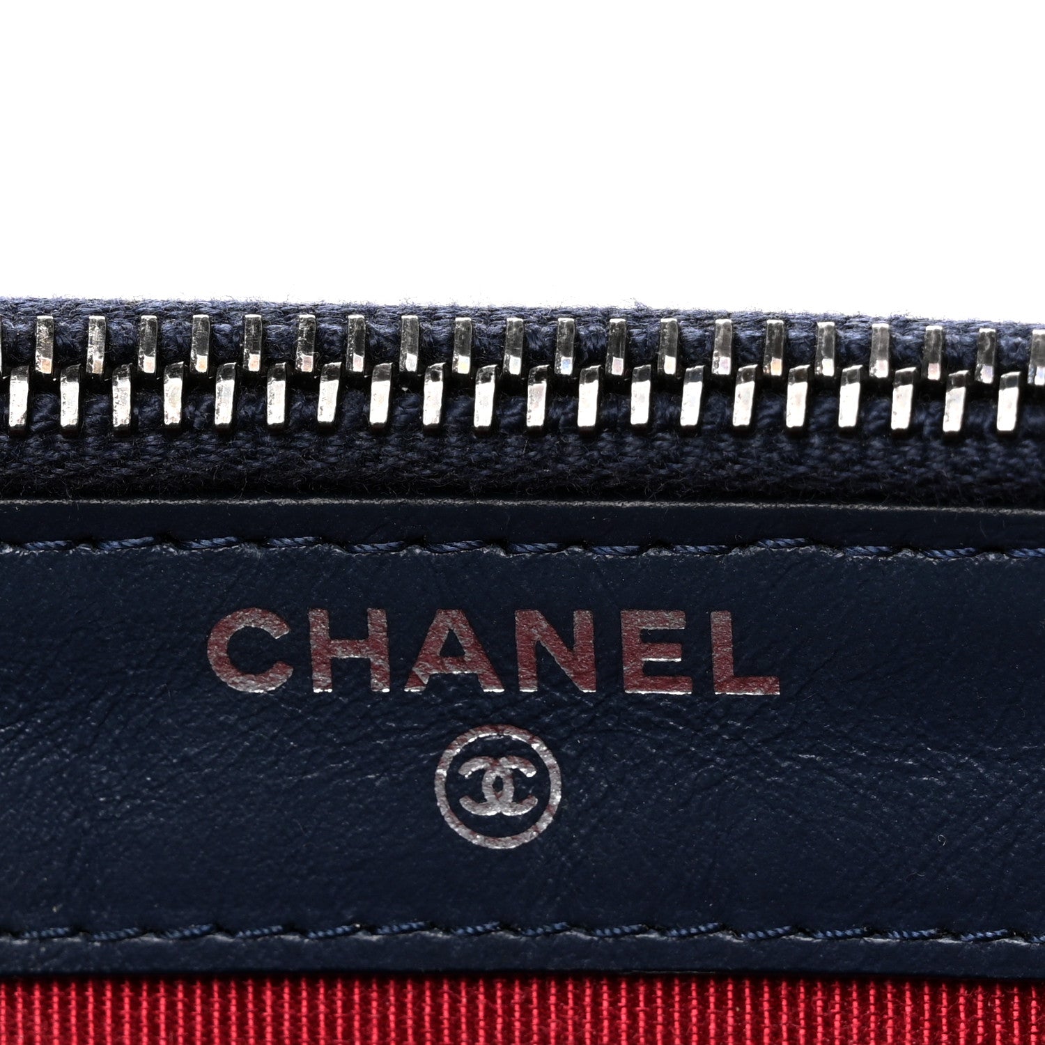 Chanel Aged Calfskin Quilted Small Gabrielle Clutch With Chain Navy Black 6 of 11