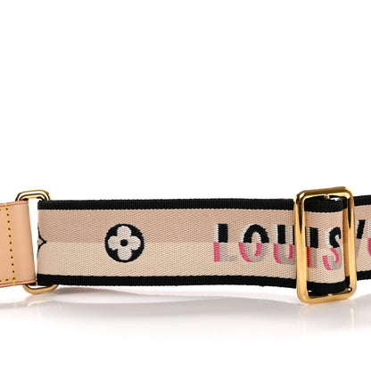 Louis Vuitton Jacquard Speedy Bandouliere 20 Shoulder Strap Black 5 of 5
