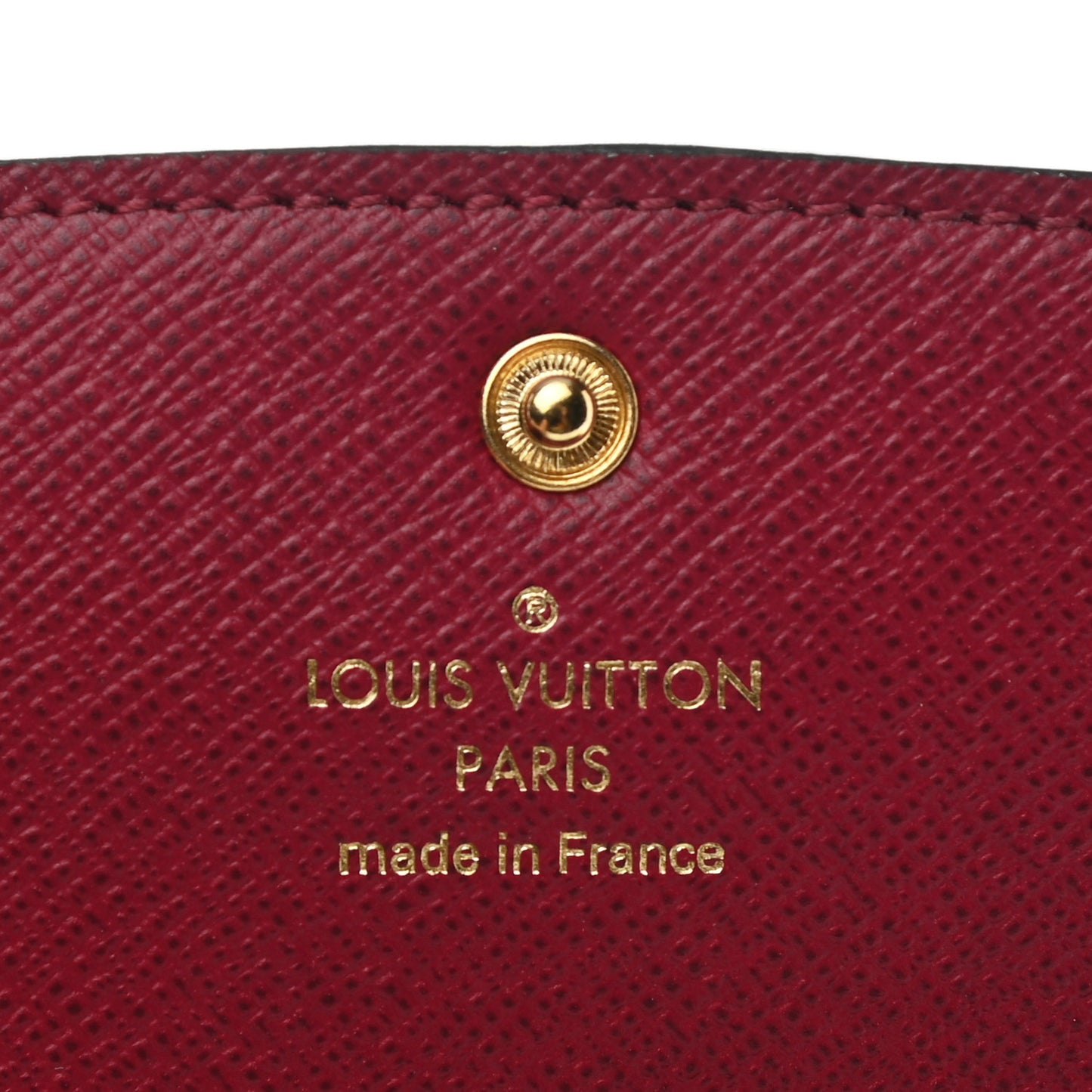 Monogram Emilie Wallet Red