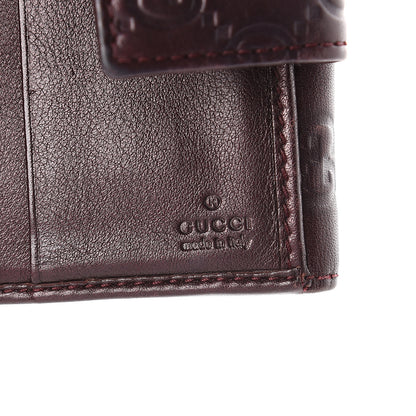 Gucci Guccissima Lovely Heart French Flap Wallet Brown 6 of 6