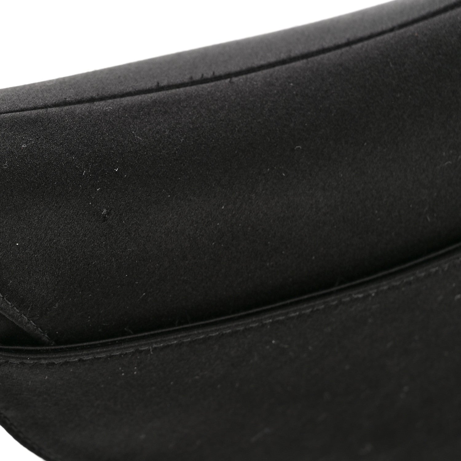 Christian Dior Satin Crystal Mini Saddle Bag Black 13 of 14