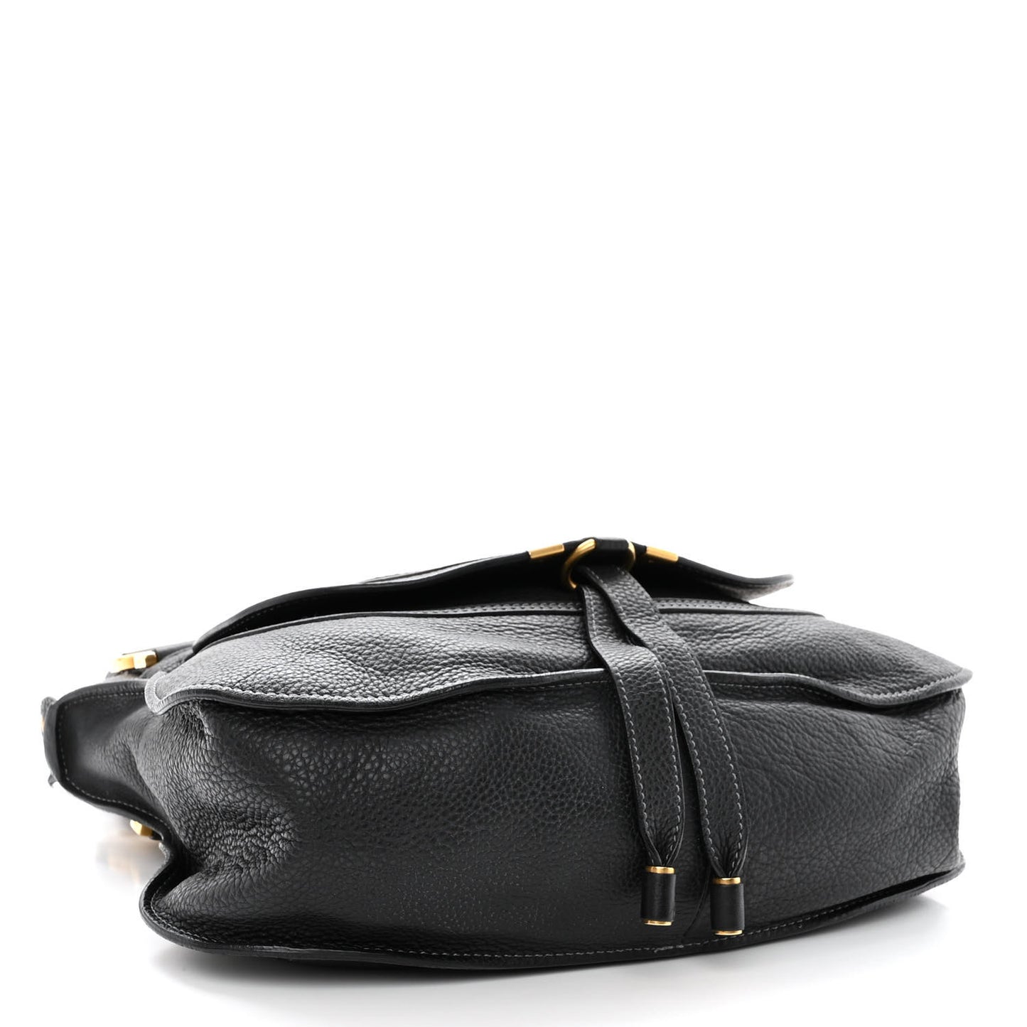 Calfskin Medium Marcie Satchel Black