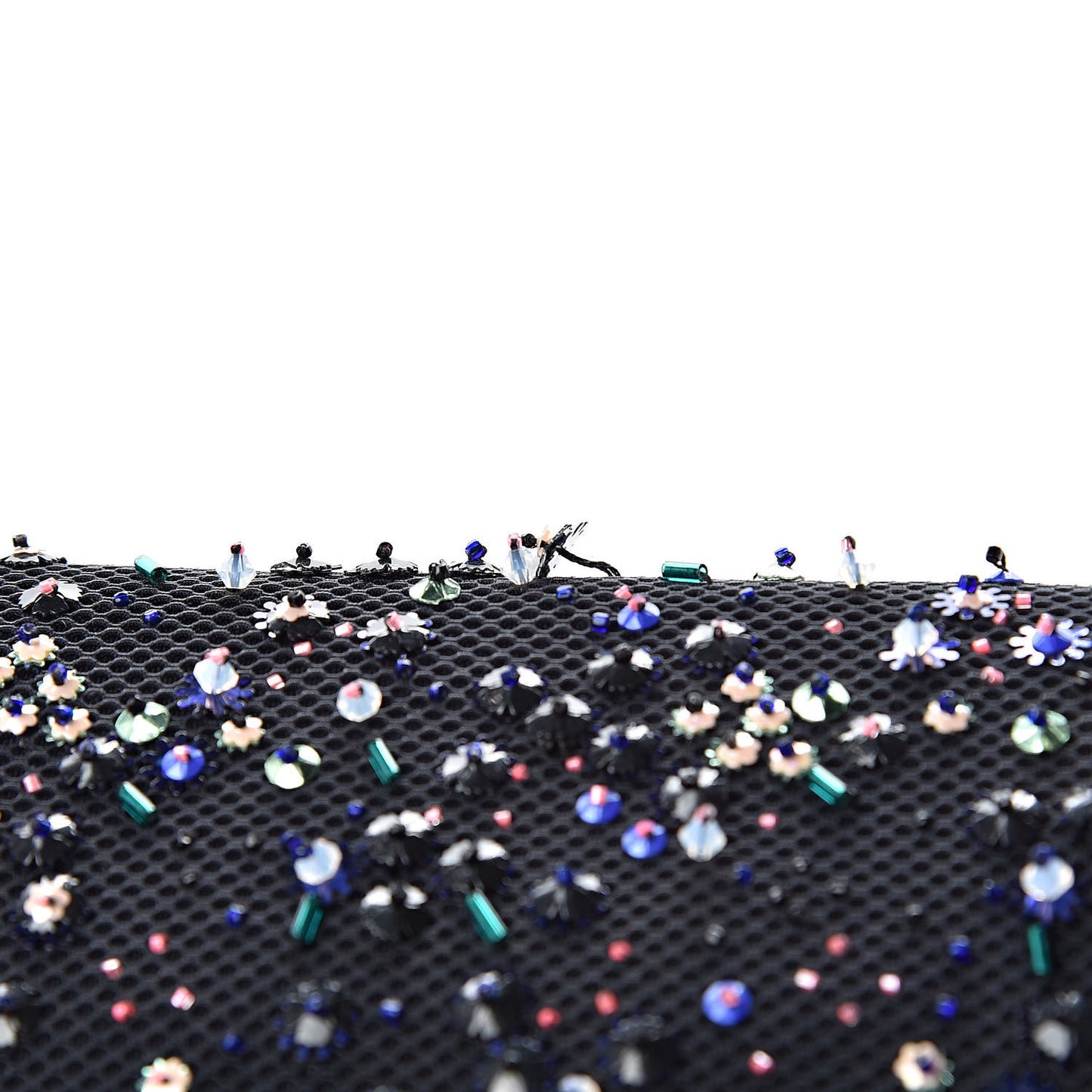 Lambskin Cannage Embellished Small Stardust Backpack Light Blue Black